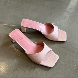 Revolve Raye Vivid Kitten Heel in Pink